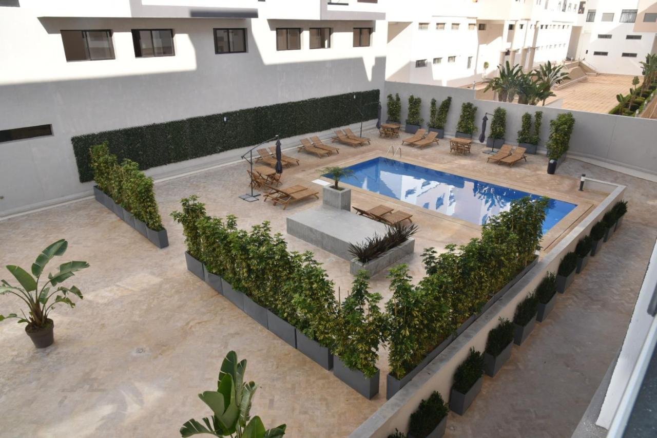 Lovely Apartment With Pool & Gym Кенитра Экстерьер фото